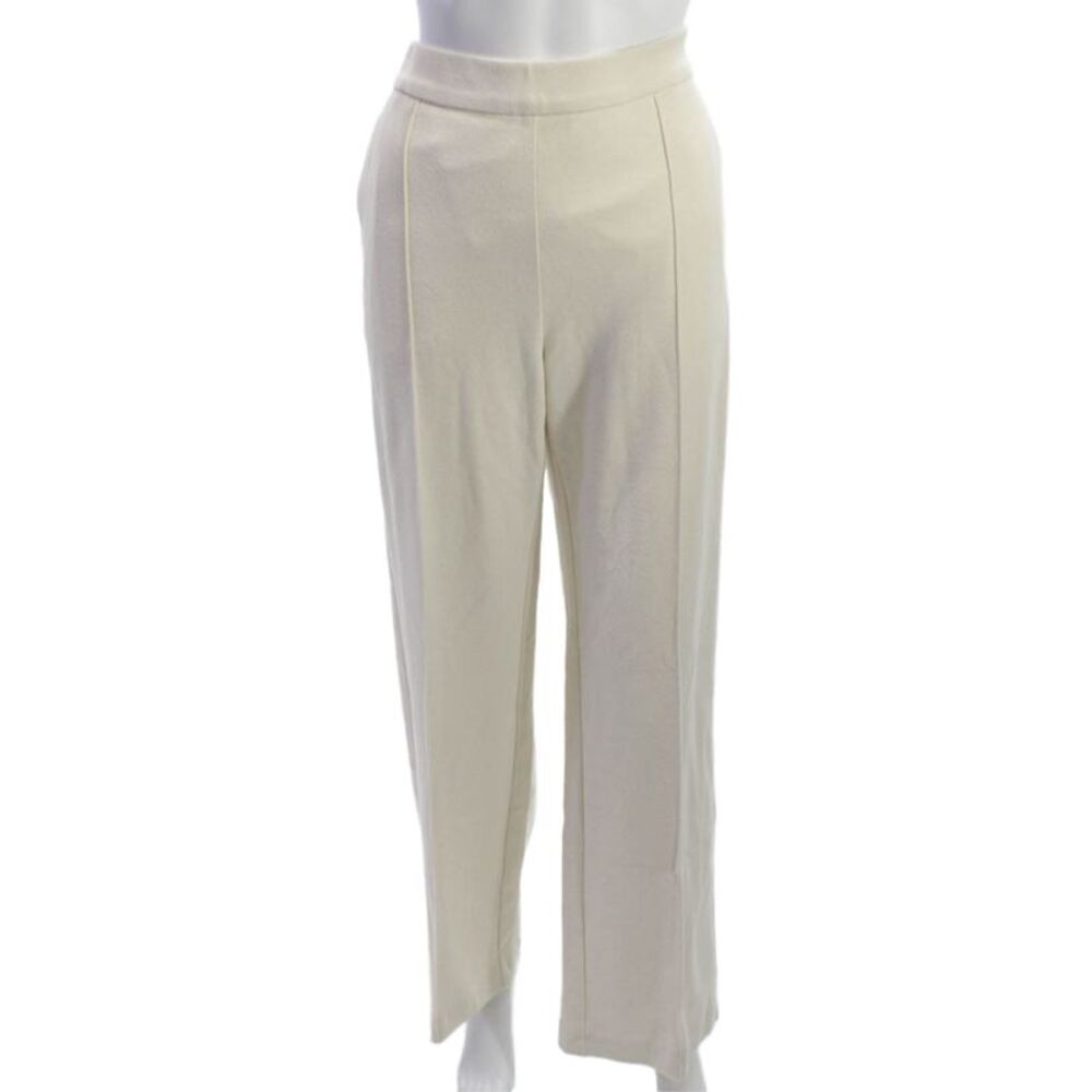 Mac Collection Womens Dress Pants Beige Cotton Pull On Size 10